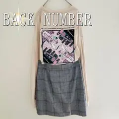 BACK NUMBER グラフィックプリントオーバーサイズTシャツ（L）ベージュ