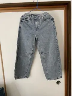 キッズ　バレルレックパンツ　デニム　ジーンズ　140