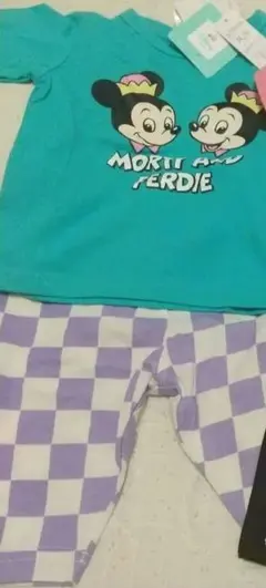 Disney baby セットアップ パジャマ 上下 2点セット ミッキー