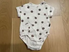 テータテート トマト柄ロンパース