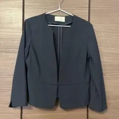 anySIS ノーカラージャケット ネイビー　サイズ2 フォーマル