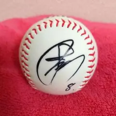 巨人 読売ジャイアンツ 丸佳浩選手 背番号8 直筆サインボール