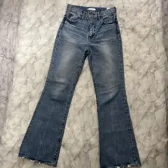 MOUSSY MVSフレアー　マウジー　ダメージ加工　赤耳　27