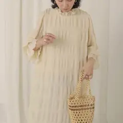 y*e様 Bab バブ シワプリーツハイネックロングワンピース お呼ばれ M ア