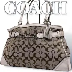 y2k COACH シグネチャー レディース トートバッグ 7716