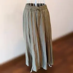 GLOBAL WORK ☆シャイニーリラックスフレアスカート