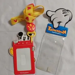 ミッキーマウス トゥーンタウン パスケース