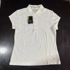 NIKEゴルフ　ポロシャツ白　ドライフィット
