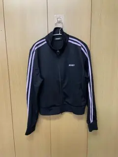 NERDY ジャージ ブラック パープルライン　J47