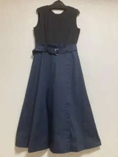 新品ナノユニバース　ドッキングワンピース36