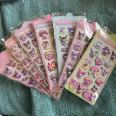 ７枚セット　オーロラシール　ぷくぷくシール