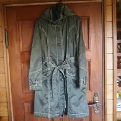 タイムセール☆新品☆トレンチコート☆フード＆ライナー付き＊ラビットファー付き