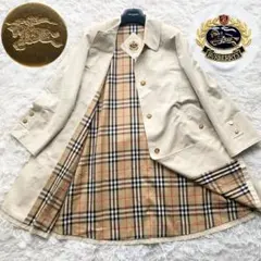 美品 希少 Burberrys バーバリーズ バルマカーン ロングコート 9AR