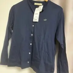 CROCODILE 長袖カーディガン ネイビー 新品