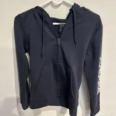 美品 adidas フルジップパーカー ネイビー Mサイズ