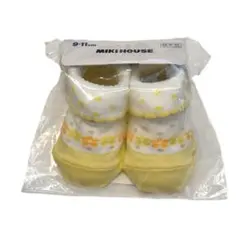 MIKI HOUSE ベビーソックス 9-11cm 花柄 日本製 新品未使用