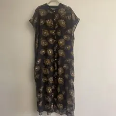 一回着用美品！ラディエイト　シアーロングワンピース　ヤマダヤ