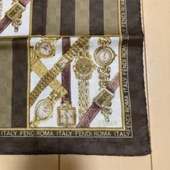 FENDI フェンディ 時計　チェーン　ヴィンテージ ハンカチ 大判のサムネイル