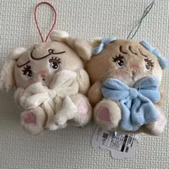 mikko 抱きしめおリボンマスコット　ラテ　ナッツ