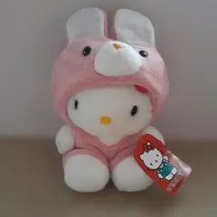 1998年製　レトロ　ハローキティ 変身ぬいぐるみ うさぎ　Ｍ