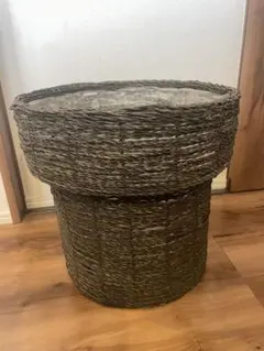 円筒形　バスケット ビニールライナー付き