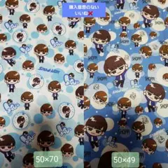Snow Man 渡辺翔太 生地 はぎれ 2枚