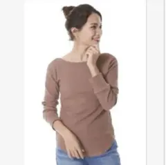 AG by aquagirl 長袖長袖トップス 長袖カットソーブラウン新品タグ付