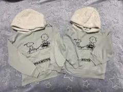 PEANUTS SNOOPY スヌーピー フリースパーカー120.105セット