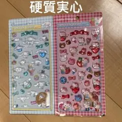 少量新作3D シール ぷくぷくキャラクターシール 最安値スタート 硬質2枚セット