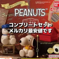 PEANUTS ミニ貯金箱 全3種 コンプリートセット