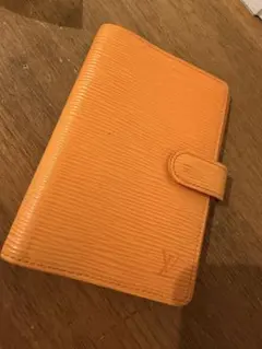 正規品 Louis Vuitton オレンジ 手帳カバー（訳あり）