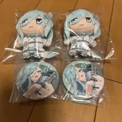 プロジェクトセカイ プロセカ セガラッキーくじ 日野森雫 ぷちぬい 缶バッジ