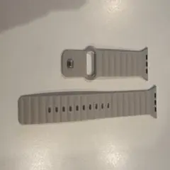 Apple Watch シリコンバンド 42/44/45/49mm ライトグレー