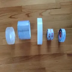 3M 両面テープ 5個セット 透明 各種サイズ