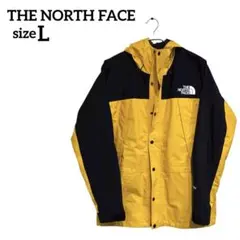 【美品】THE NORTH FACE【L】マウンテンパーカー イエロー/ブラック