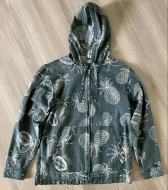 【新品未使用】 RADIALL パイナップル 総柄 フーデッド ジャケット L