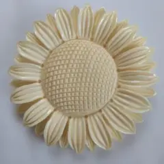 ラリック LALIQUE デイジー フラワー ブローチ グリーン 緑 ゴールド