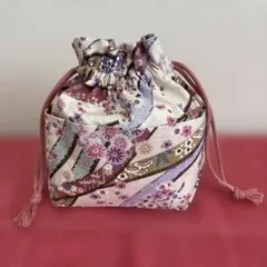 和柄 ハンドメイド 巾着袋