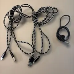 ライトニングケーブル 3本セット USBタイプA