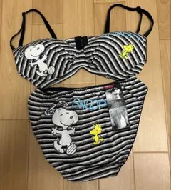 ♡スヌーピー♡Mサイズ・ノンワイヤーブラジャー&ショーツセット2013年のサムネイル
