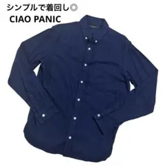 CIAO PANIC シャツ ネイビー L〜M相当 長袖 シンプル 春秋