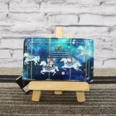 ★新品★ BebeDayan ベベダヤン 折り財布 プリントシリーズ 回転木馬