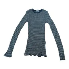 FREAK'S STORE リブ ボーダー ニット