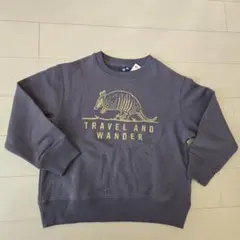 UNIQLO ダークグレー トレーナー 120cm