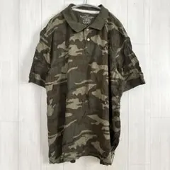 フェイデッドグローリー 迷彩 カモフラ ポロシャツ XL 綿オーガニック 100のサムネイル