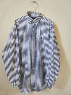 90s Ralph Lauren クラシックフィット ストライプシャツ ラルフ