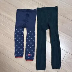 ネイビー 星柄 スパッツ