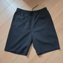 ユニクロc スウェットワイドショーツ　ブラック