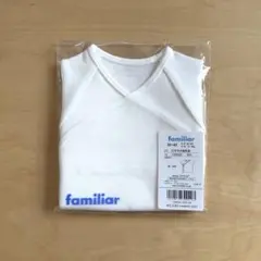 【新品未使用品】familiar 打合せ半袖肌着 新生児サイズ（50-60cm）