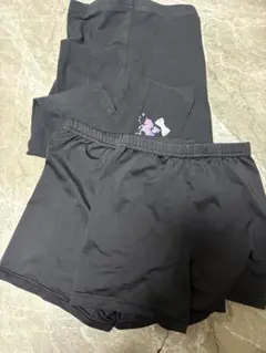 黒パン　インナーパンツ　スパッツ　120㎝